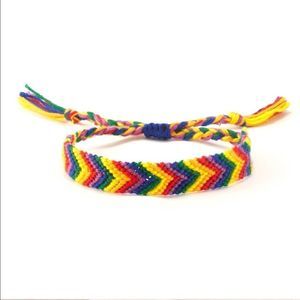Pride Hand-woven Rainbow Bracelet